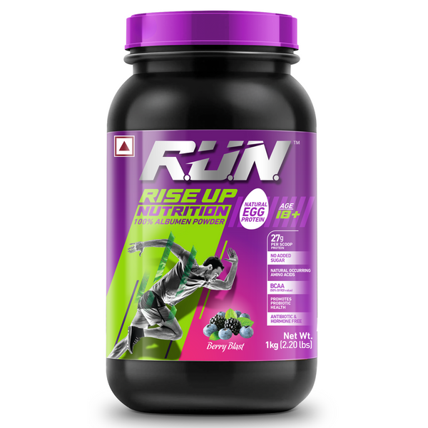 100% Egg White Protein Powder, Natural Egg Protein, 27g Protein, 14g EAA, Lactose Free, Soy Free, Gluten Free, 2.20 lbs/1 kg, 28 Servings, Berry Blast