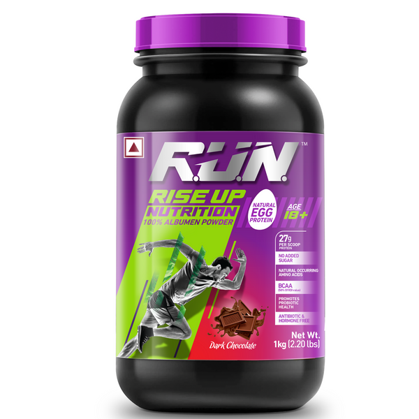 100% Egg White Protein Powder, Natural Egg Protein, 27g Protein, 14g EAA, Lactose Free, Soy Free, Gluten Free, 2.20 lbs/1 kg, 28 Servings, Dark Chocolate