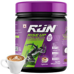 Egg White Protein Powder, 100% Natural Albumen Powder, 27g Protein, 14g EAA, Lactose Free, Soy Free, Gluten Free, 0.79 lbs/360 gm, (Cappuccino)