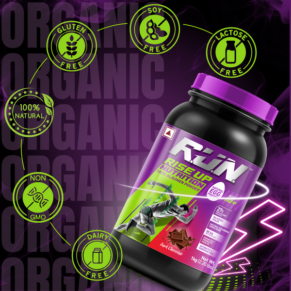 100% Egg White Protein Powder, Natural Egg Protein, 27g Protein, 14g EAA, Lactose Free, Soy Free, Gluten Free, 2.20 lbs/1 kg, 28 Servings, Dark Chocolate