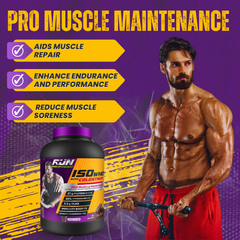 ISO WHEY With Colostrum, Lactose Free, Soy Free, Pro Muscle Maintenance, 27G Protein, 5.5G BCAA, Immunity Booster, 2KG - Choco Fudge