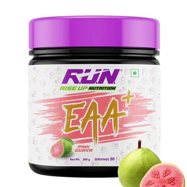 EAA+ Essential Amino Acids for Hydration Muscle Strength & Recovery Pink Guava 30 Servings 300g