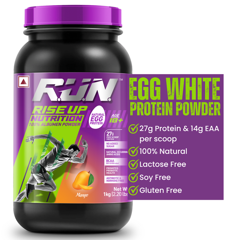 100% Egg White Protein Powder, Natural Egg Protein, 27g Protein, 14g EAA, Lactose Free, Soy Free, Gluten Free, 2.20 lbs/1 kg, 28 Servings, Ma