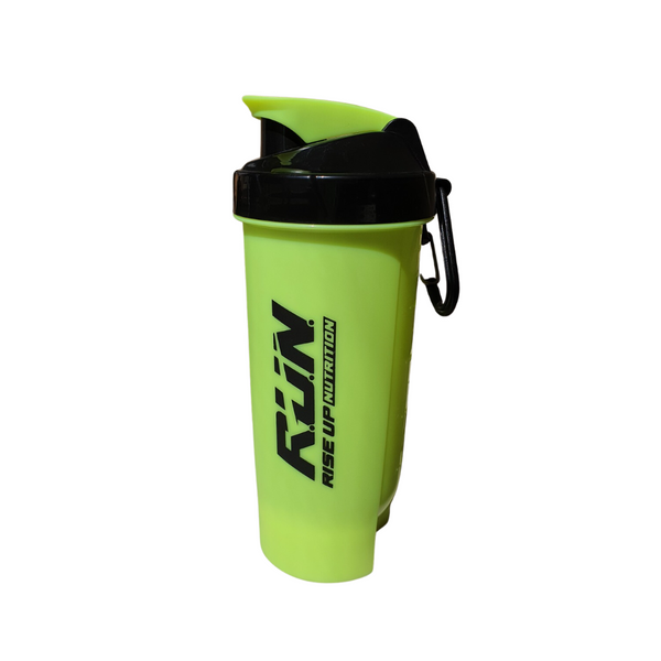 R.U.N – Protein Shaker, Leakproof & Ergonomic Carry Loop, Spout Guard, BPA-Free, Easy to Clean – Perfect Gym Accessory