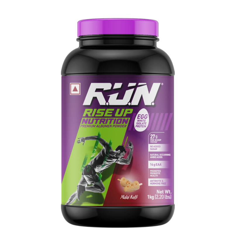 100% Egg White Protein Powder, Natural Egg Protein, 27g Protein, 14g EAA, Lactose Free, Soy Free, Gluten Free, 2.20 lbs/1 kg, 28 Servings, Malai Kulfi